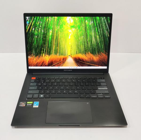 ASUS Vivobook Pro 14X OLED with ASUS DialPad AMD Ryzen 9 Octa Core AMD R9-5900HX  16 GB 1 TB SSD Windows 10 Home 4 GB Graphics NVIDIA GeForce RTX RTX 3050/90 Hz M7400QC-KM053TS Creator Laptop  14 Inch Black 1.45 kg  With MS Office