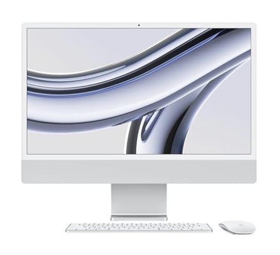 Apple imac m3 8gb ram 256gb ssd 8-core cpu and 10-core gpu 24inch 2023 open box apple warranty 11months