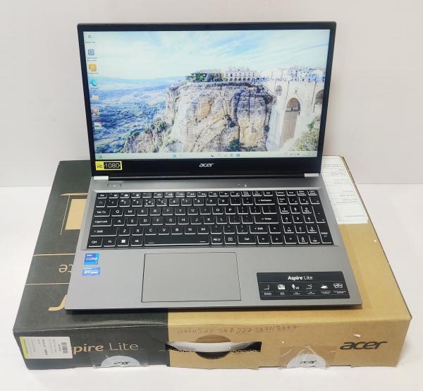 Acer Aspire Lite aL15-52  i7 12th gen 16 gb ram 512gb ssd 15.6inch open box  acer warranty till-aug 2025